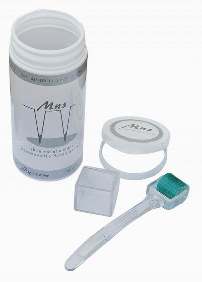 10 stks / partij MNS 192 Titanium Legering Naald Derma Roller, Derma Roller Micro Naald Littekenbehandeling. Microneedle Roller