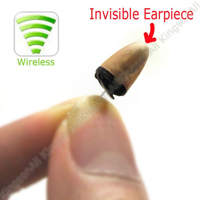 Hidden Spy Earpiece FBI Wireless Earphone Invisible Headset Mini