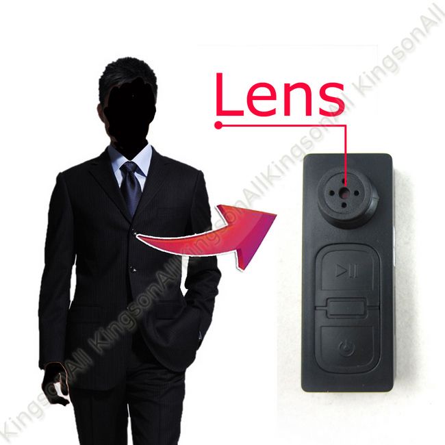 V Button Spy Camera Hidden Cam Spy Camera Mini DV Camcorder Recorder