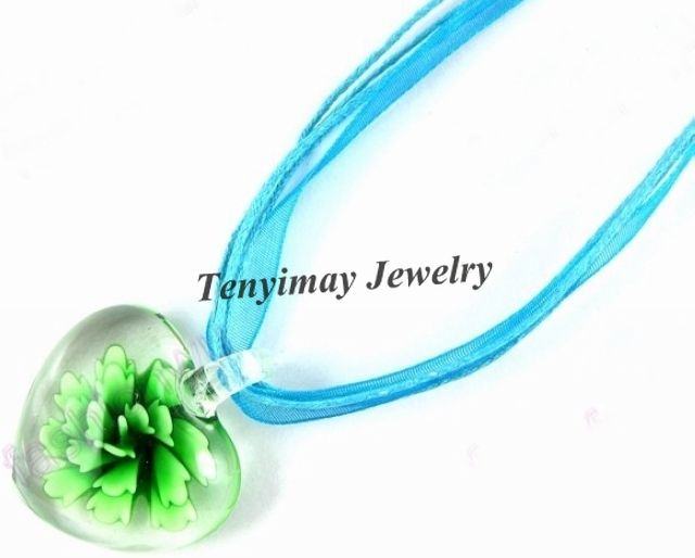 Gemengde organza lint ketting koorden gratis verzending, multicolor gaas ketting riem