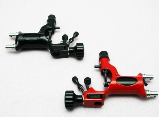 Top 2 Dragonfly Rotary Tattoo Machine Gun Red + Black Beauty Kits Supply voor Shader-voering