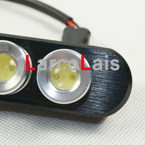 2x5 LED White Eagle Eye Daytime Running Light DRL Watertof Tail Backup Reverse Lamp8941678