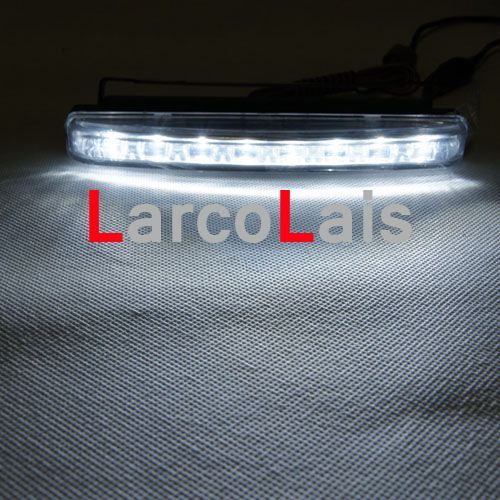 2x8 LED 8LED haute puissance DRL blanc voiture phares automatiques feux de jour feu antibrouillard Lamp5067830