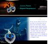 20 Takım Kristal Kalp Okyanus Titanic Kolye Pandant Küpe Seti 7 Renkler Pick Için