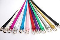 Wholesale 100PCS mm wide cm length Sparkly PU Leather Wristband Bracelet Fit For MM diy slide letters charms