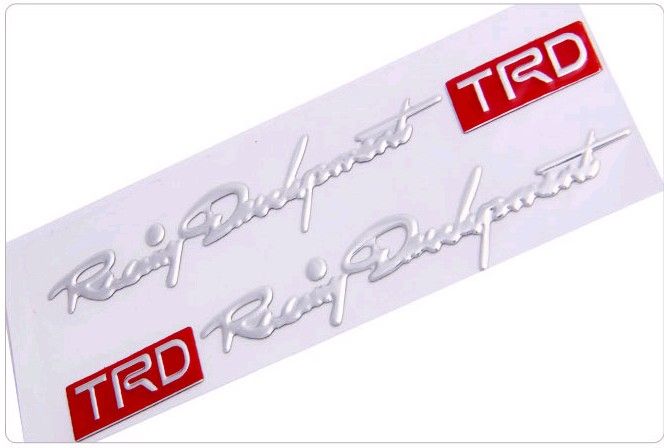 50PR / лот мягкая ручка ПВХ прохладный автомобиль наклейка наклейка TRC автомобиль эмблема Eadge дешевые смешные наклейки на автомобиль