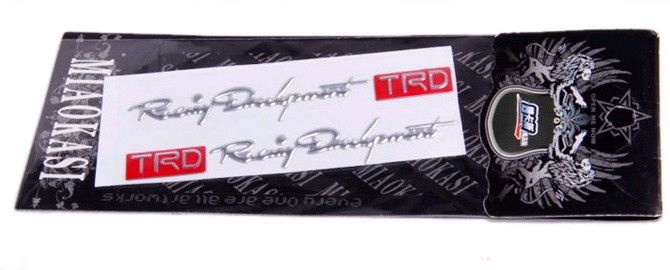 50PR/lote mango de PVC suave etiqueta engomada fresca del coche calcomanía TRC emblema del coche Eadge pegatinas divertidas baratas en el coche