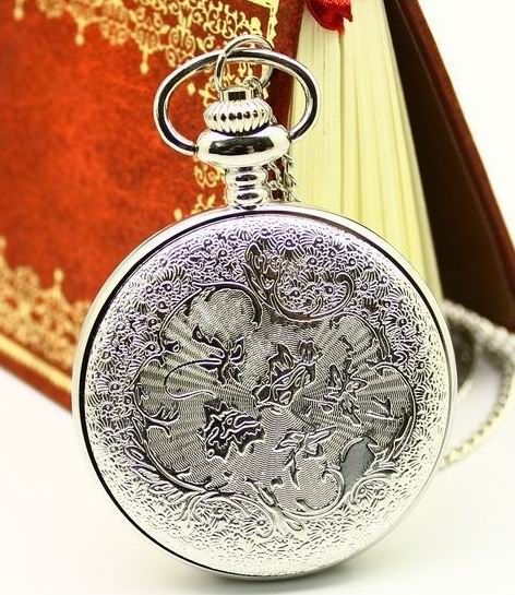 Antique Style Grawerowane Hollow Okrągły Zegarek Kieszeniowy Damski Naszyjnik Zegarki Kieszonkowe męskie