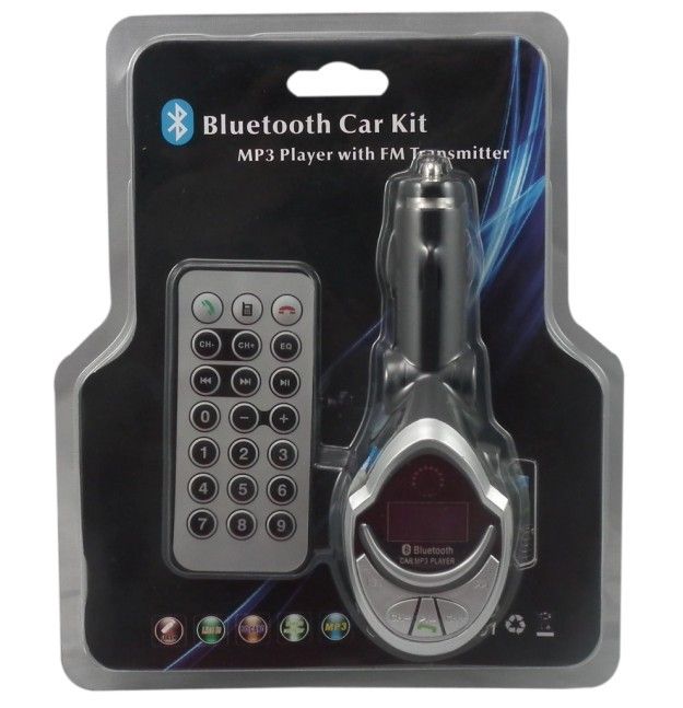 168K Wireless Bluetooth Car Kit Car MP3 USB Player FM Transmitter MIC