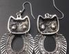 Ny Ankomst Tribal Vintage Tibetansk Silver Big Owl Pendant Örhängen Personlighet Smycken Stock 30pir