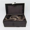 4PCS high -end katoen gevulde Chinese zijdebrokbak Decoratieve rechthoek Geschenkverpakkingsdozen Juwelier Boeddha Bead Bracelet Storage Case Groothandel 10.5x6.5x6cm