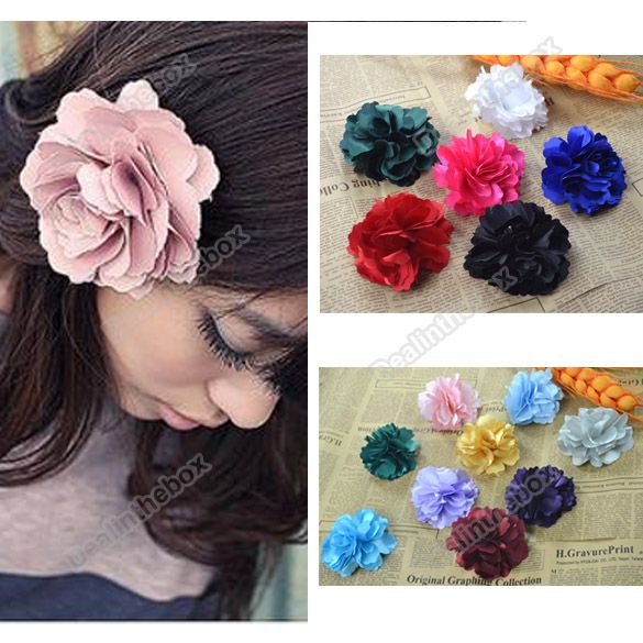 Very Cute Arrivals Hair Jewelry Accessories Camelia Flower Hair Clips
