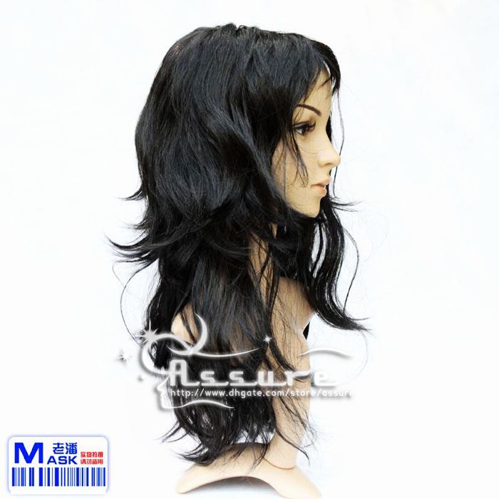Wigs Long Anime Curly Cosplay Party Halloween Blonde Pink Blue White