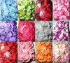 3000pcs 12colors silk rose flower petal petals wedding favors party decoration