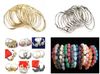 70pairs = 140pcs Poparazzi Basketball Wives Brinco Ear hoop ouro / prata 50 milímetros