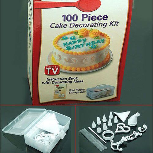 Cake Decorating Frosting Icing Decorating With Storage Box