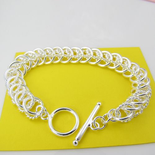 Moda fabricante de jóias 925 STERLING SLATER MULTI CURCILL Link Bracelets Fashion Jewelis Bracelets Preço de fábrica de jóias