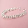 Fashions (Jewelry Manufacturer)925 Sterling Silver multi circle link Bracelets fashion jewelry Bracelets jewelry factory price