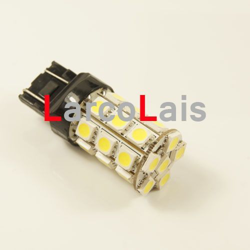 Bianco 27 LED 7443 T20 5050 Auto Disabilita Freno Reverse Coda Singal Indicatore Stop Luce Lampadina Lamp7349482