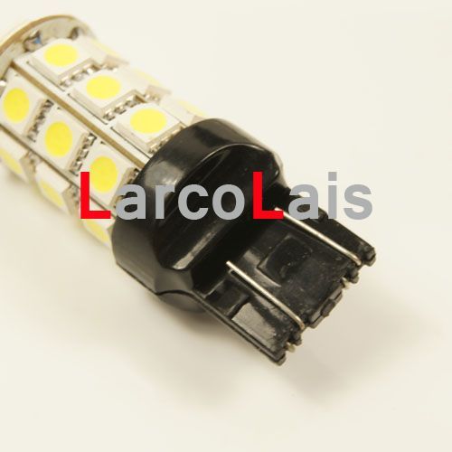Bianco 27 LED 7443 T20 5050 Auto Disabilita Freno Reverse Coda Singal Indicatore Stop Luce Lampadina Lamp7349482