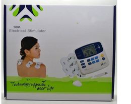 Electrical Stimulator Full Body Relax Muscle Therapy Massager,Pulse Burn tens Acupuncture with 4 pad