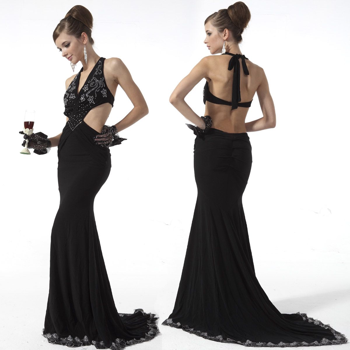 dinner gowns for slim ladies