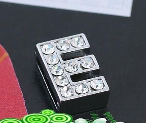 

Wholesale - 50pcs 10mm *E*Slide Letters Wear Letters Fit Pet Collar DIY Charms 0029