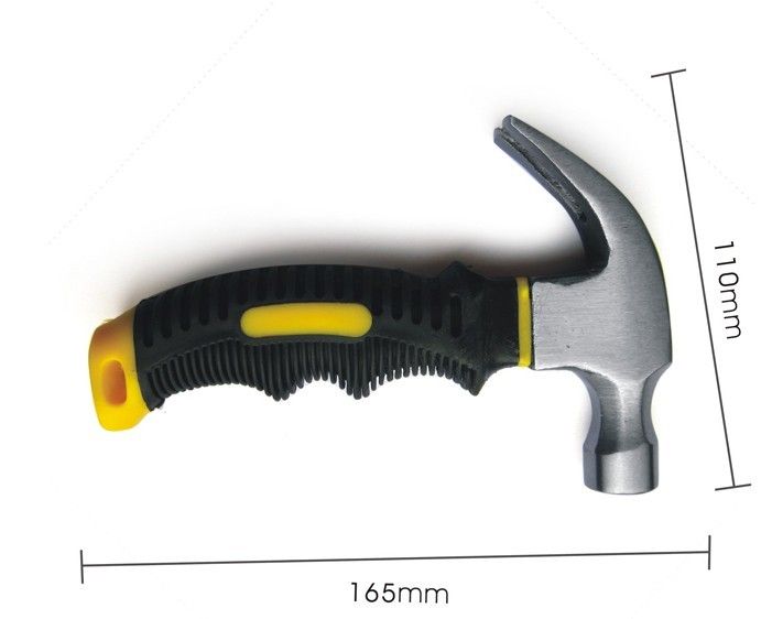 High Carbon Steel Non Slip Claw Hammer Ergonomic Design From Yuan