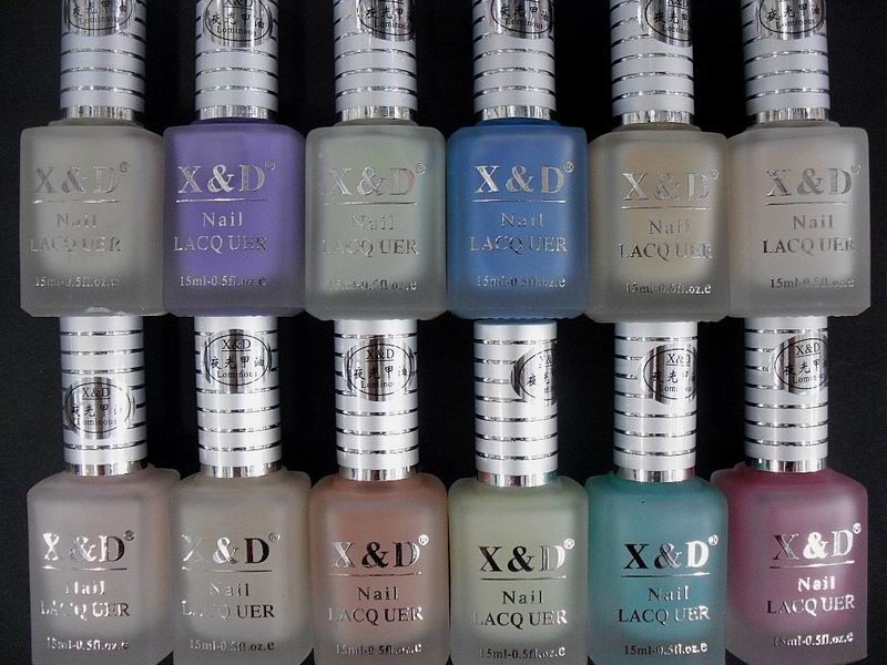 XD Luminous Nail Art Polish أحدث ضوء الفلورسنت اللامع طلاء الأظافر الوهج في الظلام 11 اللون