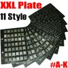 11 Style Nail Art Stamp XXL Stamping Plate Image BIG Design Stencil grand format français Modèle # A-K