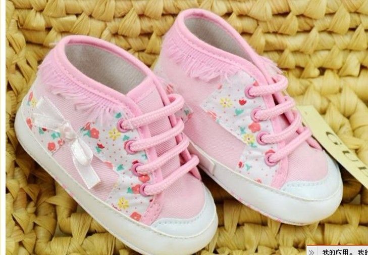 baby girl crib shoes