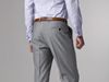 Customize Slim Fit Groom Tuxedos Groomsmen Light Grey Side Vent Wedding Best Man Suit Men's Suits (Jacket+Pants+Vest+Tie) K:69