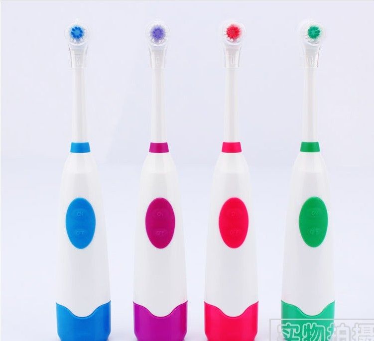 Family Pack Electric Toothbrush / With Base + Shield + 4 Brushs From