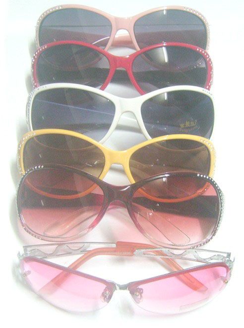

10pcs/lot Mix Style Colors Lady Women Fashion UV Protect Sun Sunglasses For Eyes GL7
