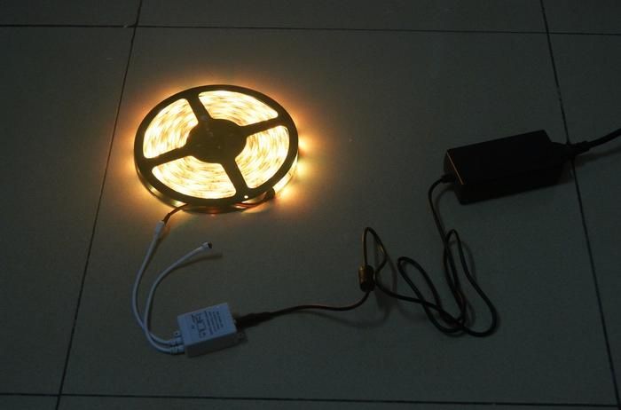 Tira de luz LED RGB 5050 SMD multicolor de 15 m 5 m 150 LED impermeable 30 leds/m + control remoto IR + fuente de alimentación