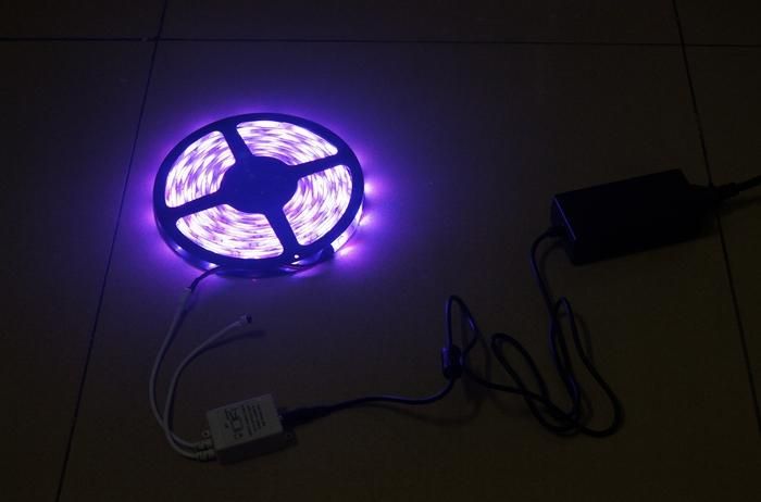 15m Multi-Color 5050 SMD RGB LED Strip Light 5m 150LED Waterproof 30leds/m+ IR Remote + Power supply