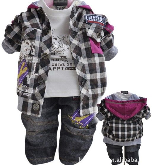 Little Boys Spring & Autumn Wear Set Baby Boys Autumn Clothing Set Kids ...