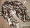 110cm kvadrat 100% silke känsla halsduk halsduk halscarf halsdukar blandad färg 13st / mycket # 2037