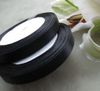 10 PCS 38QUOT10MM SATIN RIBBON Black Color Wedding Party Craft Decorations 1 Roll 25yds4001143