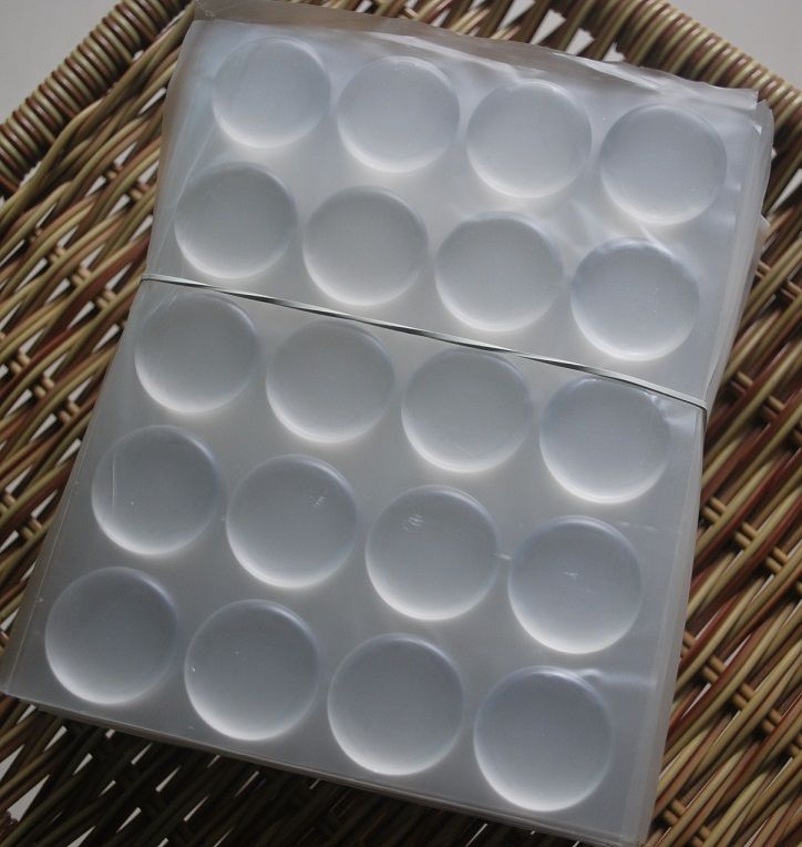 lot Top Quality Clear Back Harts Dot Adhesive Stickers 1quot Circle 3D Epoxy Sticker Dome8093866