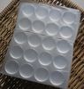 10000st/Lot Top Quality Clear Back Harts Dot Adhesive Stickers 1 "Circle 3D Epoxy Sticker Dome KD1