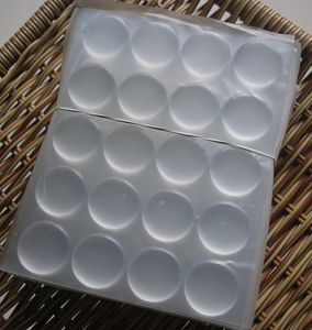 Ciondoli da 18 mm artigianato Scrapbooking adesivo epossidico trasparente Adesivi adesivi con cupola 3D in resina