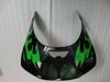 ABS Green flame Fairings Kawasaki ZX 7R 96-03 ZX7R Ninja 96 97 98 99 00 01 02 03 As You See