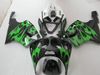 ABS Green flame Fairings Kawasaki ZX 7R 96-03 ZX7R Ninja 96 97 98 99 00 01 02 03 As You See