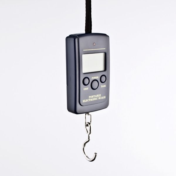 

free shipping 40kg digital scale 40kg/ 10g Electronic Portable Digital Weight Fish Hook Luggage Han