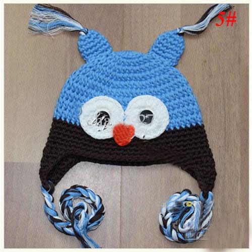 Toddler Owl Earflap Crochet Hat Baby Crochet Crochet Howl Hout Howled Howl Boneie Tricoted Hat3179289