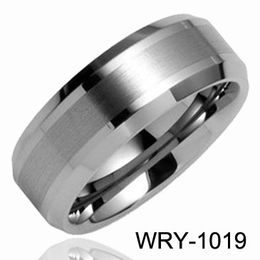 Awsome WRY-1019 Węglik Węglarski Pierścienie Wedding Tungsten Pierścień 10 sztuk / partia Pierścienie wolframowe