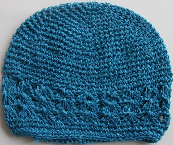 Berretto con cappello kufi baby Hat Hat Crochet all'uncinetto i e 2 taglie scegliere la clip dell'arco - BabyToddler