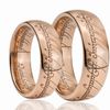 10 st / mycket Lotr Tungsten Ringar Tungsten Ring Rose Gold Lord of Tungsten Rings