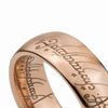 10 st / mycket Lotr Tungsten Ringar Tungsten Ring Rose Gold Lord of Tungsten Rings